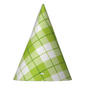 市松模様に型 パーティーハット (左)