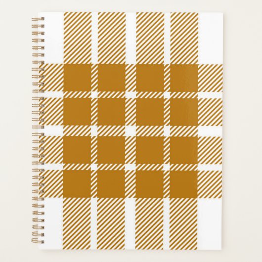 市松模様に型 プランナー手帳 (正面)