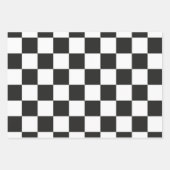 市松模様に型 ラッピングペーパーシート (正面2)