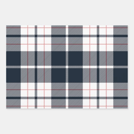 市松模様に型 ラッピングペーパーシート (正面)