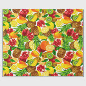 市松模様に型 ラッピングペーパー (フラット)