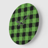 市松模様に型 ラージ壁時計 (傾斜)