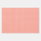 市松模様に市松模様に青市松模様に緑 ラッピングペーパーシート (正面2)