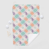 市松模様に復活祭 ゴルフタオル (インサイチュ)