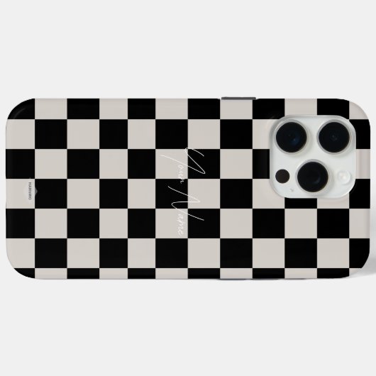 市松模様に携帯ケース Case-Mate iPhoneケース (裏面 (横))