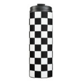 市松模様に旗 タンブラー (正面)