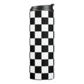 市松模様に旗 タンブラー (回転左)