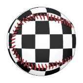 市松模様に旗 野球ボール (正面左)