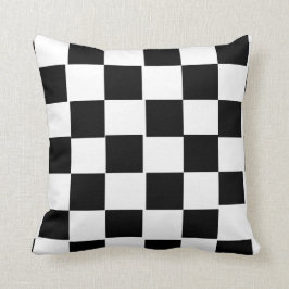 市松模様に枕 クッション