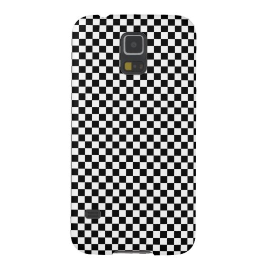 市松模様に正方形イリュージョン白黒 Case-Mate iPhoneケース (裏面)