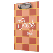 市松模様に正方形 クリップボード (左)