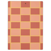 市松模様に正方形 クリップボード (裏面)