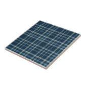 市松模様に点々のある型。灰色の青。 タイル (側面)