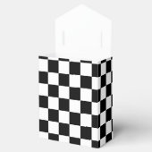 市松模様に白黒幾何レトロ フェイバーボックス (オープン)