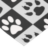 市松模様に白黒 テーブルクロス (アングル)