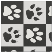 市松模様に白黒 ファブリック (クローズアップ)