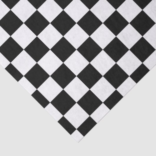 市松模様に白黒 薄葉紙 (詳細)