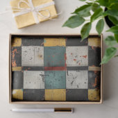 市松模様に紙吹雪 薄葉紙 (ギフト)