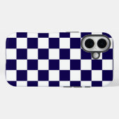 市松模様に紺青 Case-Mate iPhoneケース (裏面 (横))
