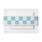 市松模様に結婚式招待状用ベリーバンド 招待状ベリーバンド (正面例)