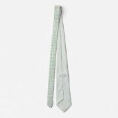 市松模様に緑 ネクタイ (裏面)