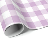 市松模様に薄紫 ラッピングペーパー (ロールコーナー)