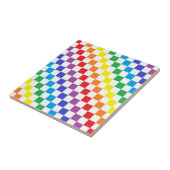 市松模様に虹 タイル (側面)