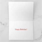 市松模様に赤と白 カード (内部)