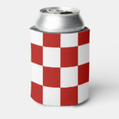 市松模様に赤白幾何レトロ 缶クーラー (缶裏面)