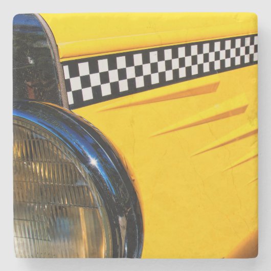 市松模様に過去 ストーンコースター (正面)