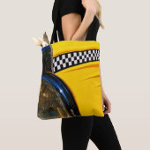 市松模様に過去 トートバッグ (クローズアップ)