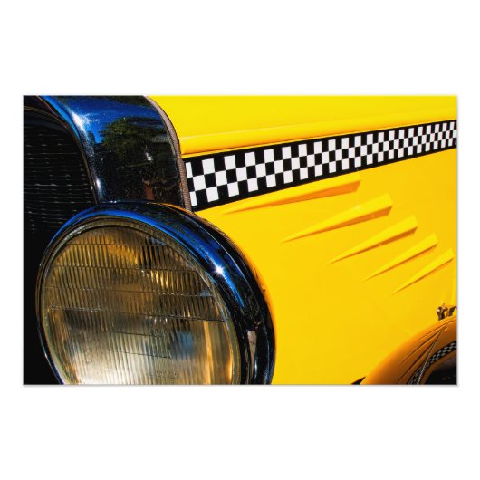 市松模様に過去 フォトプリント            (正面)