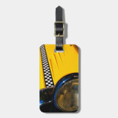 市松模様に過去 ラゲッジタグ (正面縦)