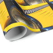 市松模様に過去 ラッピングペーパー (ロールコーナー)