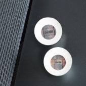 市松模様に都市パーソナライズされた 卓球ボール