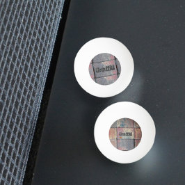 市松模様に都市パーソナライズされた 卓球ボール