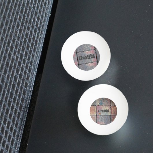 市松模様に都市パーソナライズされた 卓球ボール