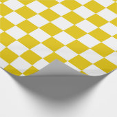 市松模様に金ゴールド ラッピングペーパー (角)