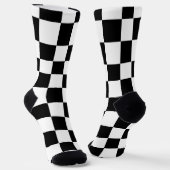 市松模様に靴下 ソックス (傾斜あり)