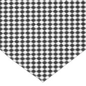 -市松模様に黒と白–52x70コットンテーブルクロス テーブルクロス (アングル)