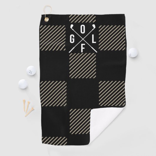 市松模様に ゴルフタオル (インサイチュ)