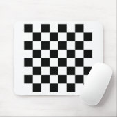 市松模様に マウスパッド (マウス)