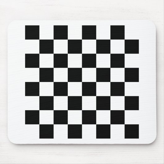 市松模様に マウスパッド (正面)