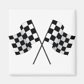 市松模様に マグネット (正面)