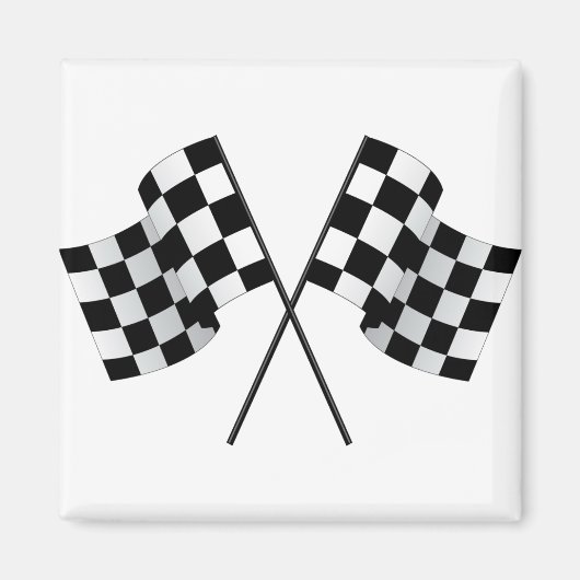 市松模様に マグネット (正面)