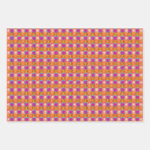 市松模様に ラッピングペーパーシート (正面2)