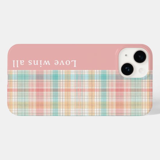 市松模様に Case-Mate iPhoneケース (裏面 (横))