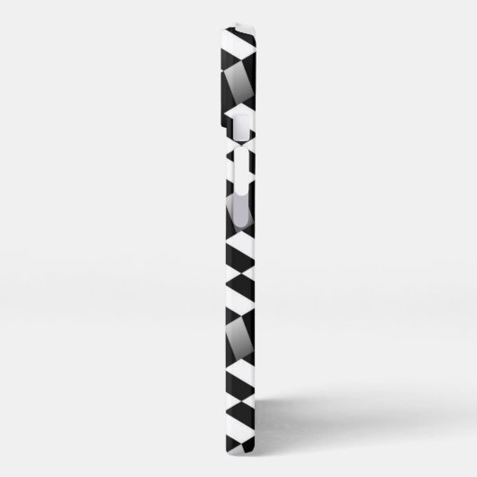 市松模様にArt Pattern Phone Case iPhoneケース (左側面)