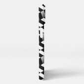 市松模様にArt Pattern Phone Case iPhoneケース (右側面)