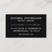 市松模様にBW 名刺 (裏面)